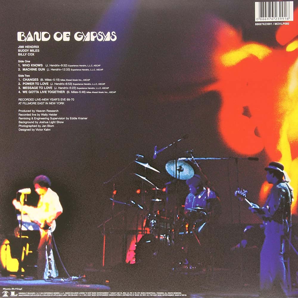 Jimi Hendrix - Band of Gypsys (LP)