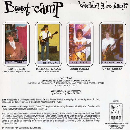 Boot Camp - Bad Blood / Wouldn't It Be Funny? (7")