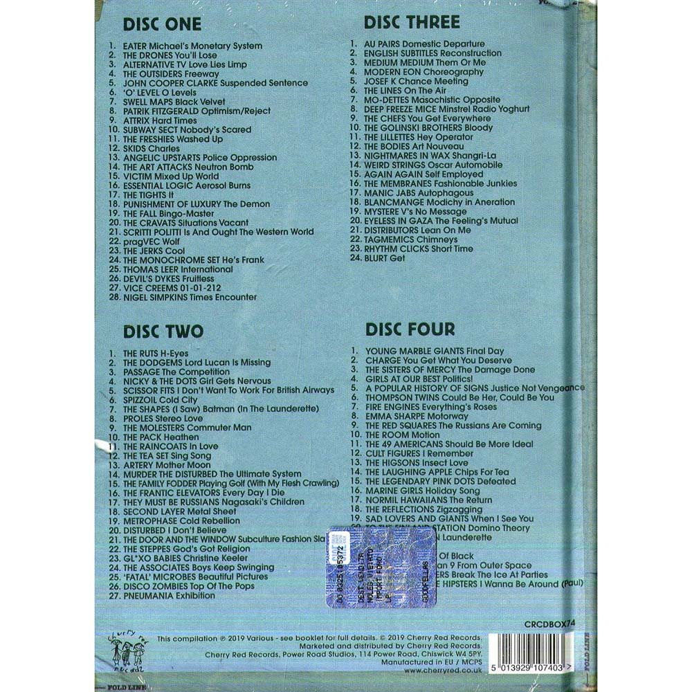 Various - Optimism/Reject: Punk & Post-Punk Meets D-I-Y Aesthetic 1977-1981 (CD)