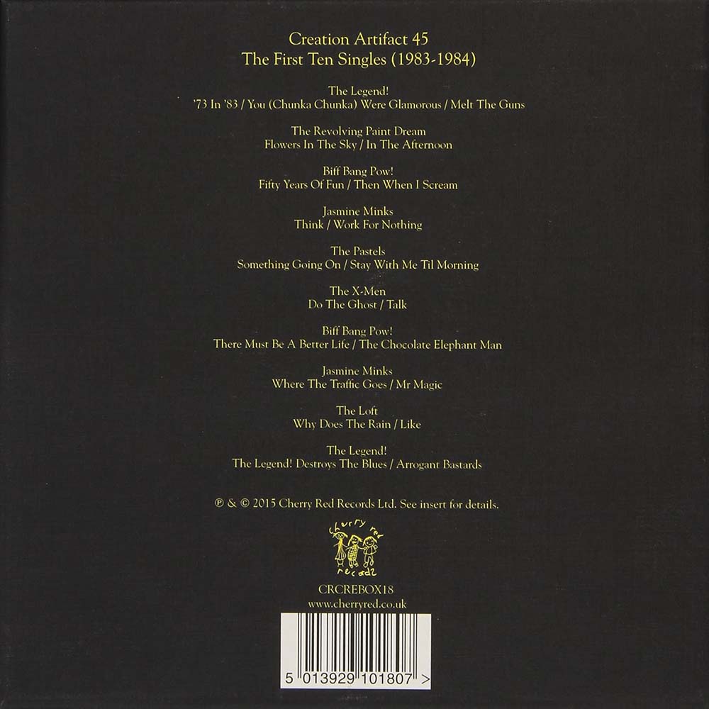 Various - Creation Artifact 45: The First Ten Singles (1983-1984) (7")