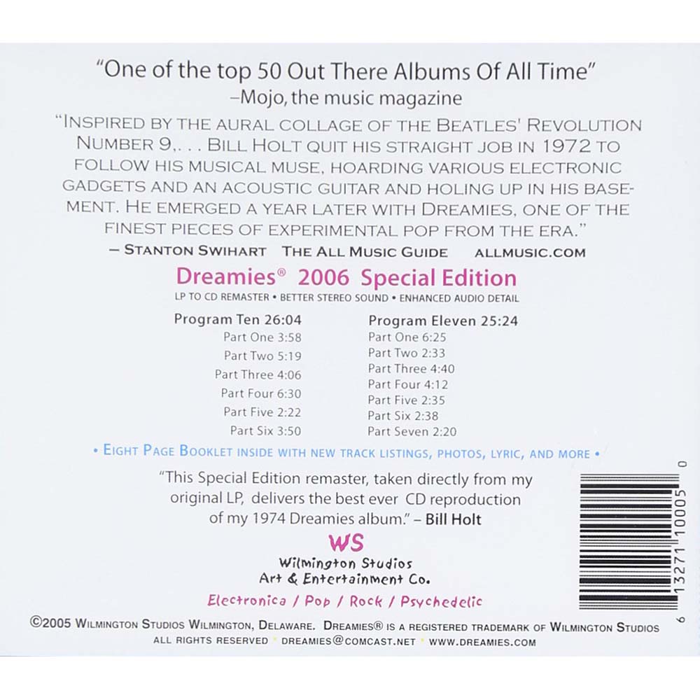 Bill Holt - Dreamies (CD)