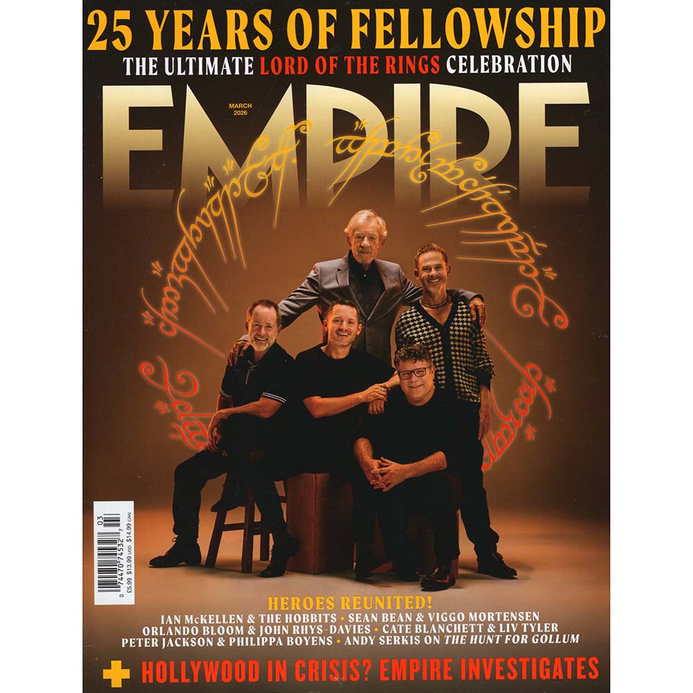 Empire Magazine Issue 450 (March 2026) Lord of the Rings: 25 Years of Fellowship