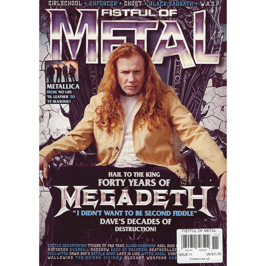 Fistful of Metal (Issue 11) Megadeth