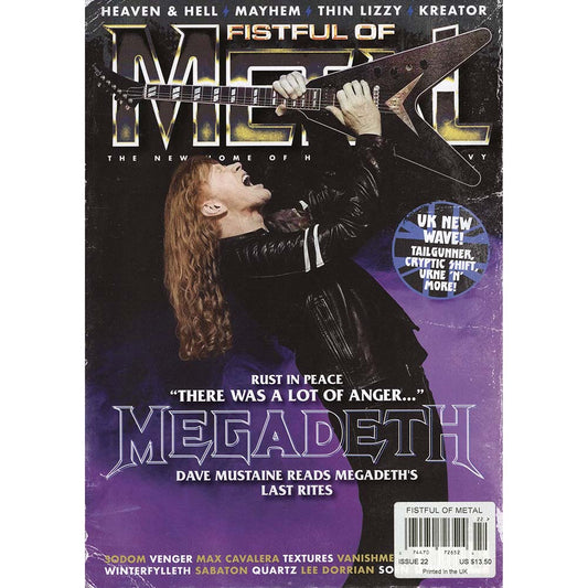 Fistful of Metal (Issue 22) Megadeth: Rust in Peace