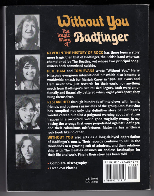 Without You: The Tragic Story of Badfinger (Dan Matovina)