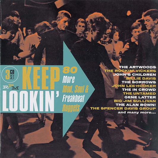 Various - Keep Lookin': 80 More Mod, Soul & Freakbeat Nuggets (CD)