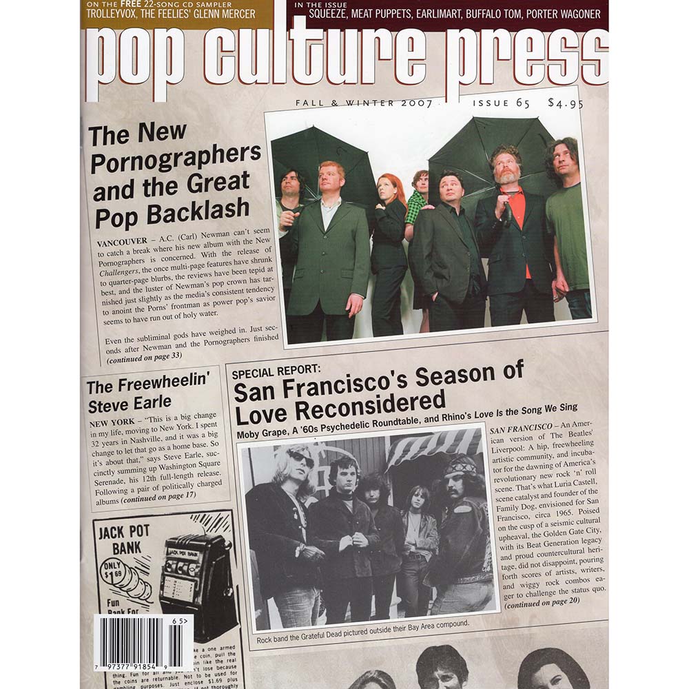 Pop Culture Press Issue 65 (Fall/Winter 2007) The New Pornographers