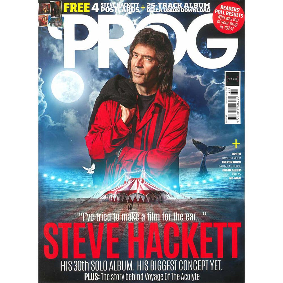 Steve Stack Magazine Prog Magazine Issue 147 (February 2024) Steve Hackett – Parasol Mail Order
