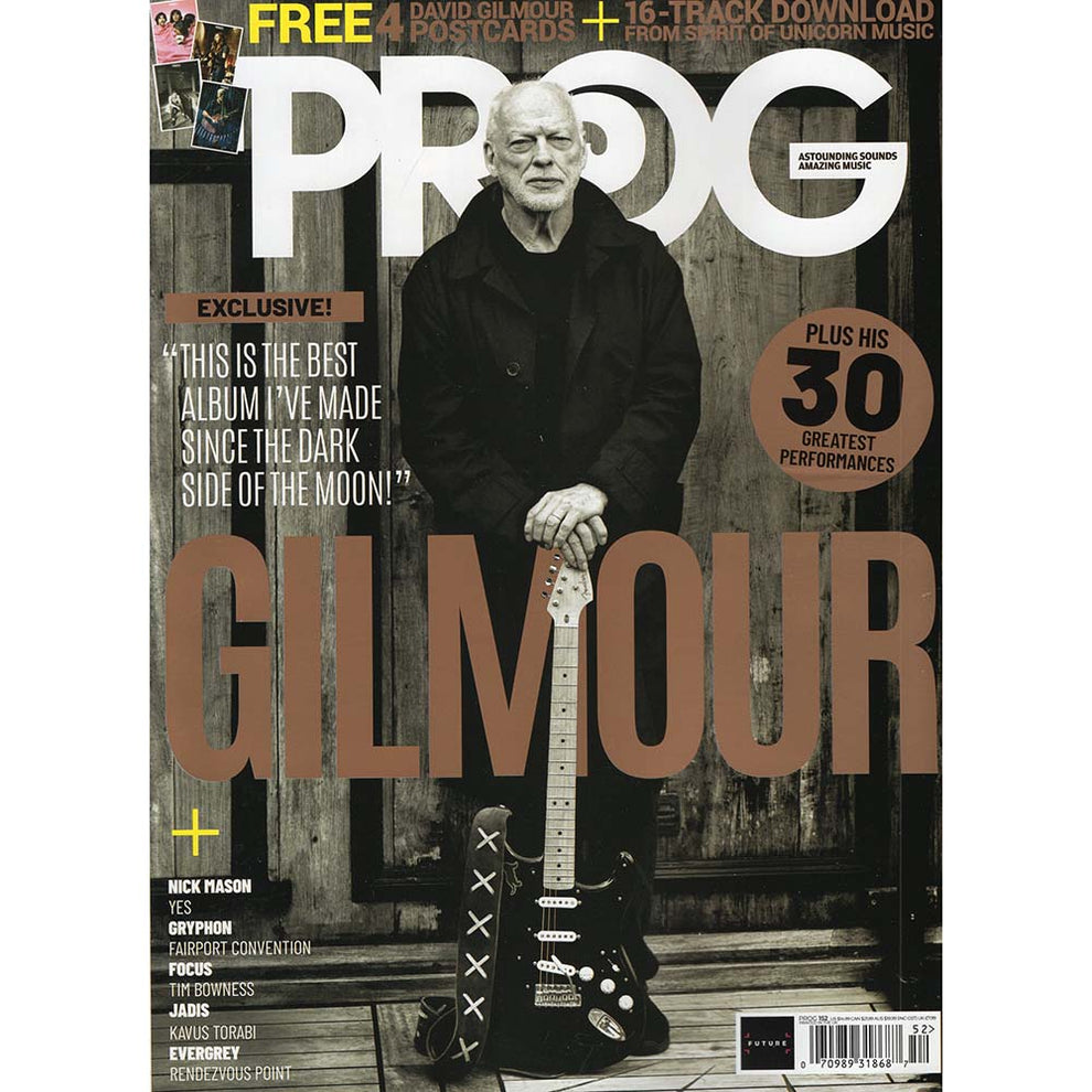 Prog Magazine Issue 152 (August 2024) David Gilmour – Parasol Mail Order