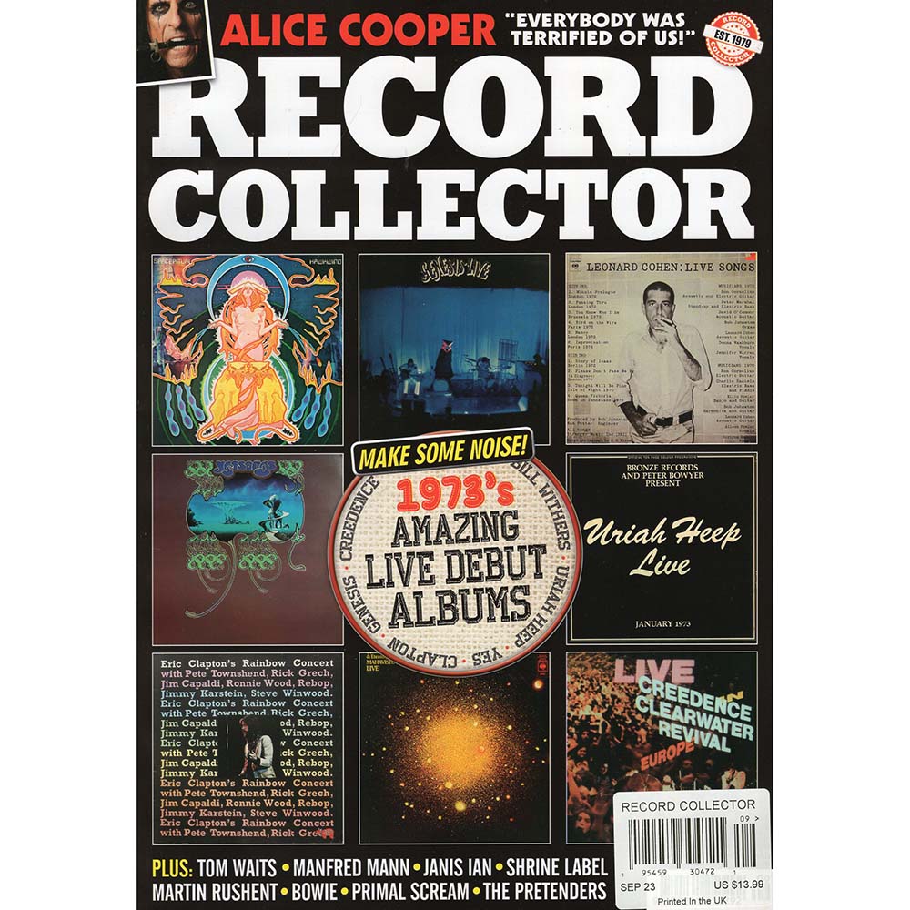 Record Collector Issue 548 (September 2023) 1973's Amazing Live Debut Albums
