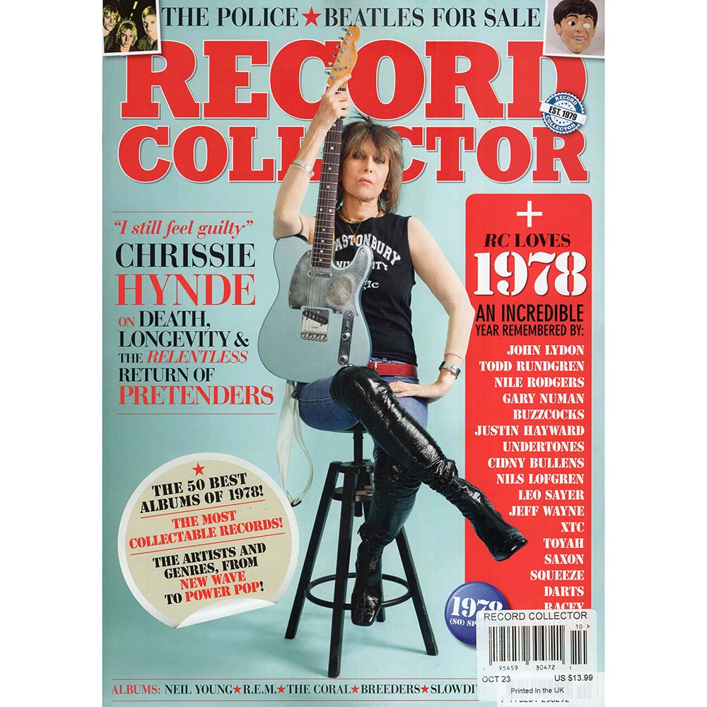 Record Collector Issue 549 (October 2023) Chrissie Hynde