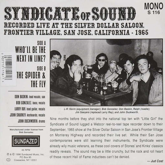 Syndicate of Sound - Who'll Be the Next in Line/The Spider & The Fly (7")