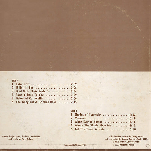 Terry Telson - While In Exile (LP)