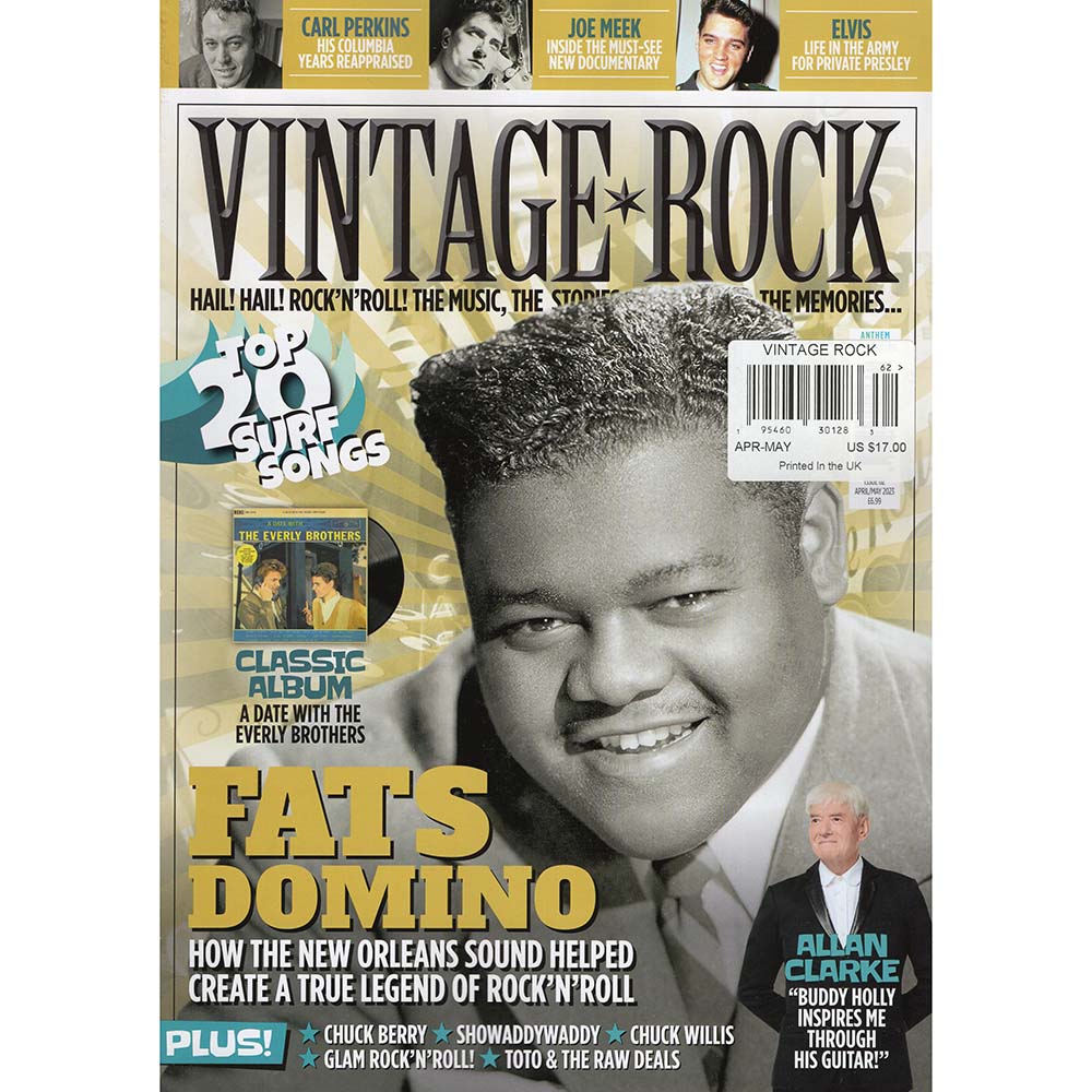 Vintage Rock Issue 62 (April/May 2023) Fats Domino