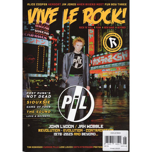 Vive Le Rock! Issue 105 (2023) PIL - John Lydon/Jah Wobble
