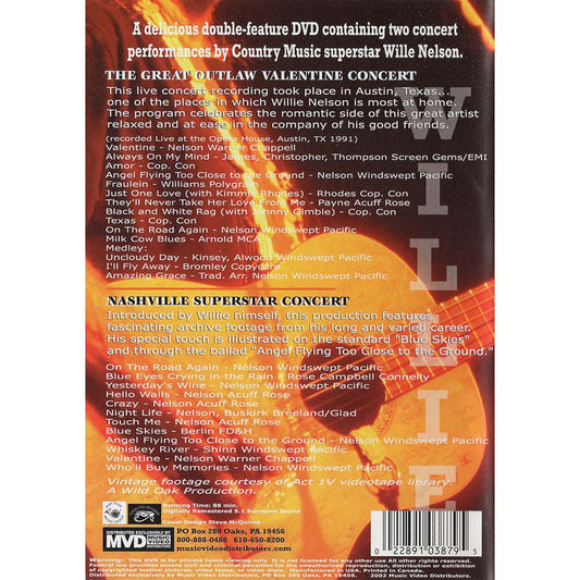 Willie Nelson - Nashville Superstar- The Great Outlaw Valentine Concert (DVD)
