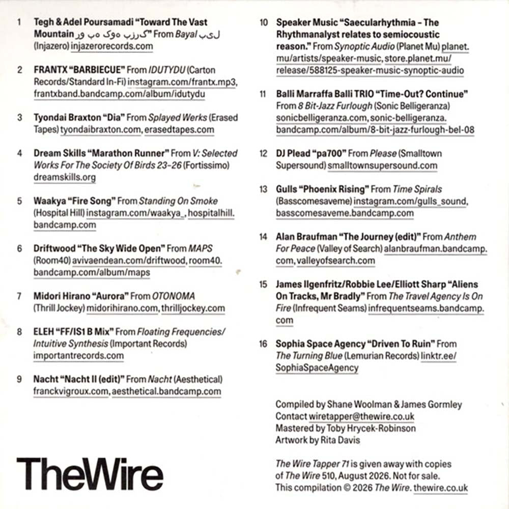 Wire Magazine Issue 510 (August 2026) Fire-Toolz (The Wire Tapper 71)