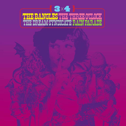 Various - 3x4 (The Bangles, The Three O'Clock, The Dream Syndicate and Rain Parade) (LP)