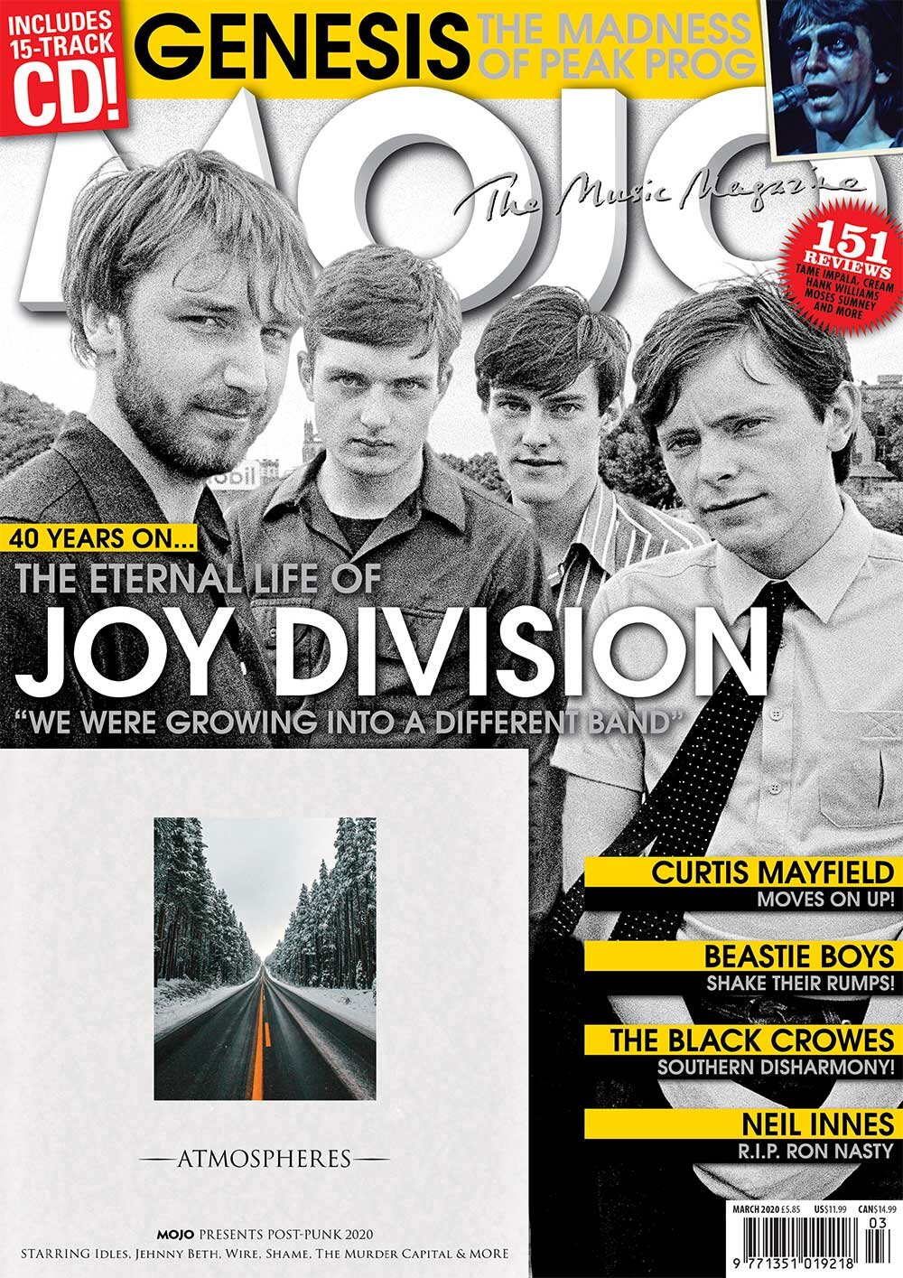 Mojo Magazine Issue 316 (March 2020) - Joy Division