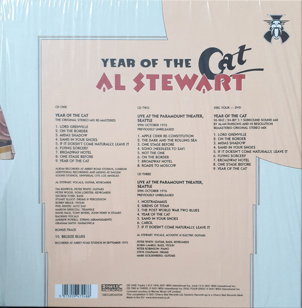 Al Stewart - Year Of The Cat: 45th Anniversary Deluxe Edition (3CD+DVD)
