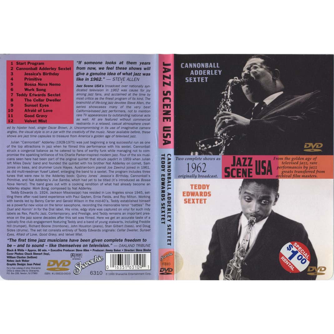 Cannonball Adderley Sextet, Teddy Edwards Sextet - Jazz Scene USA