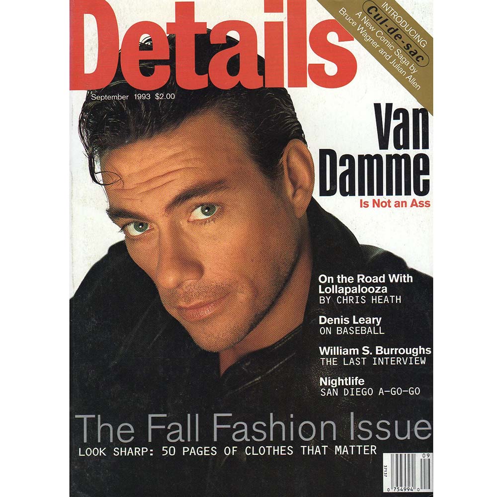 Details Magazine (September 1993) - Van Damme is not an Ass
