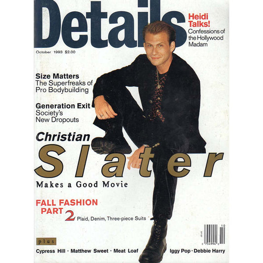 Details Magazine (October 1993) - Christian Slater