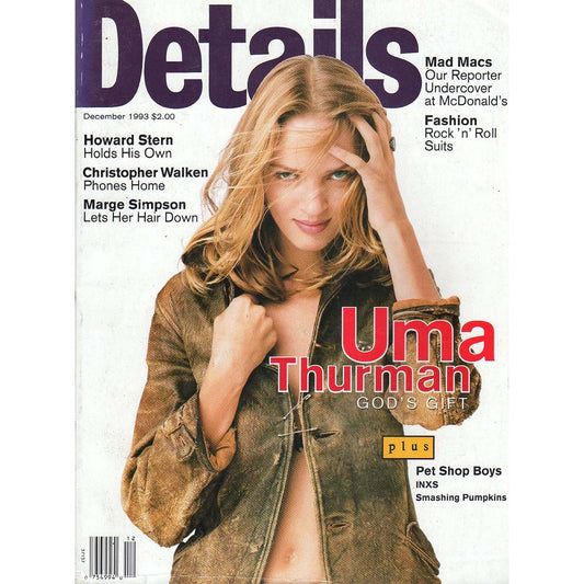 Details Magazine (December 1993) - Uma Therman