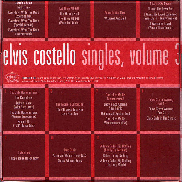 Elvis Costello - Singles, Volume 3