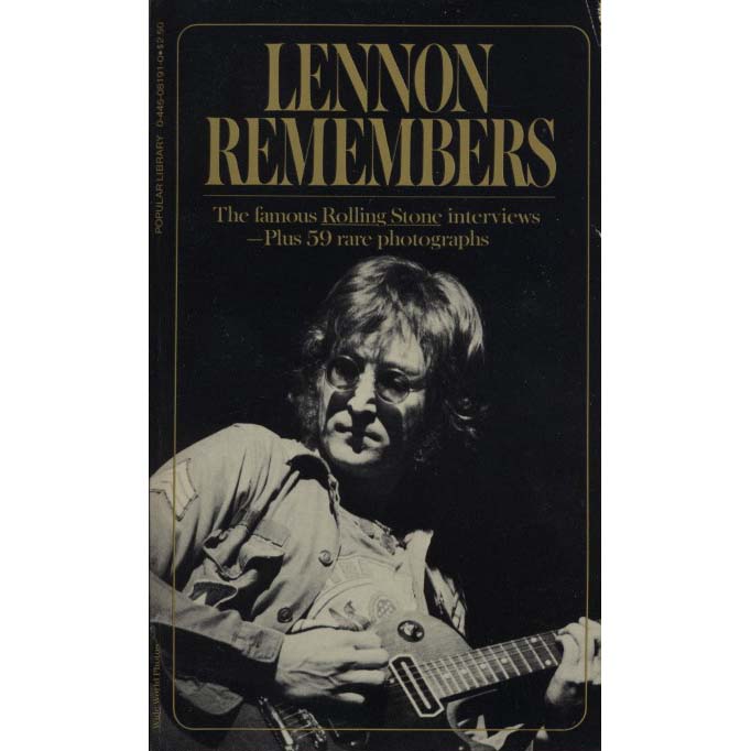Lennon Remembers:The Rolling Stone Interviews (Wenner, Jann)