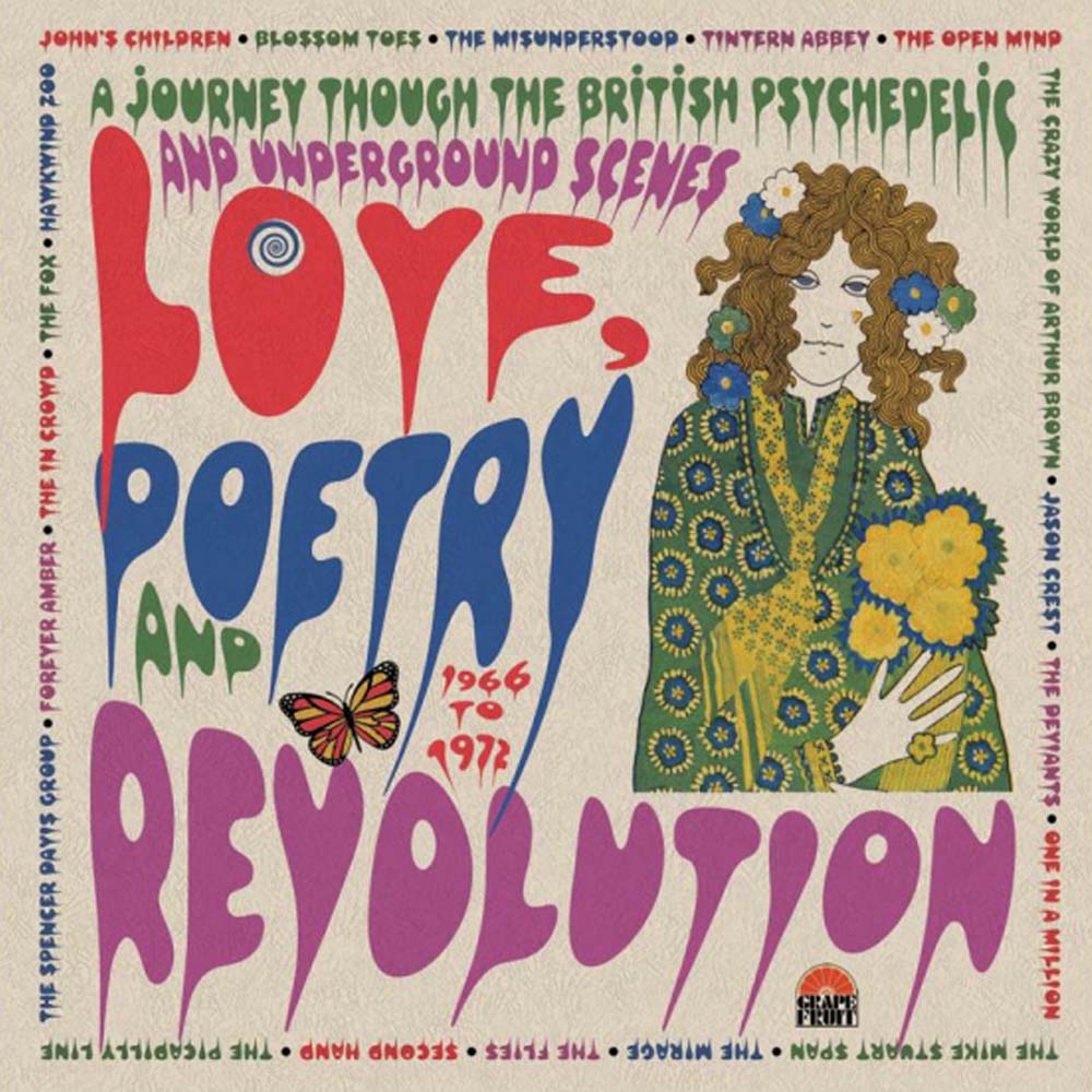 Various - Love, Poetry And Revolution: A Journey Through The British Psychedelic Scenes 1966-1972 (CD)