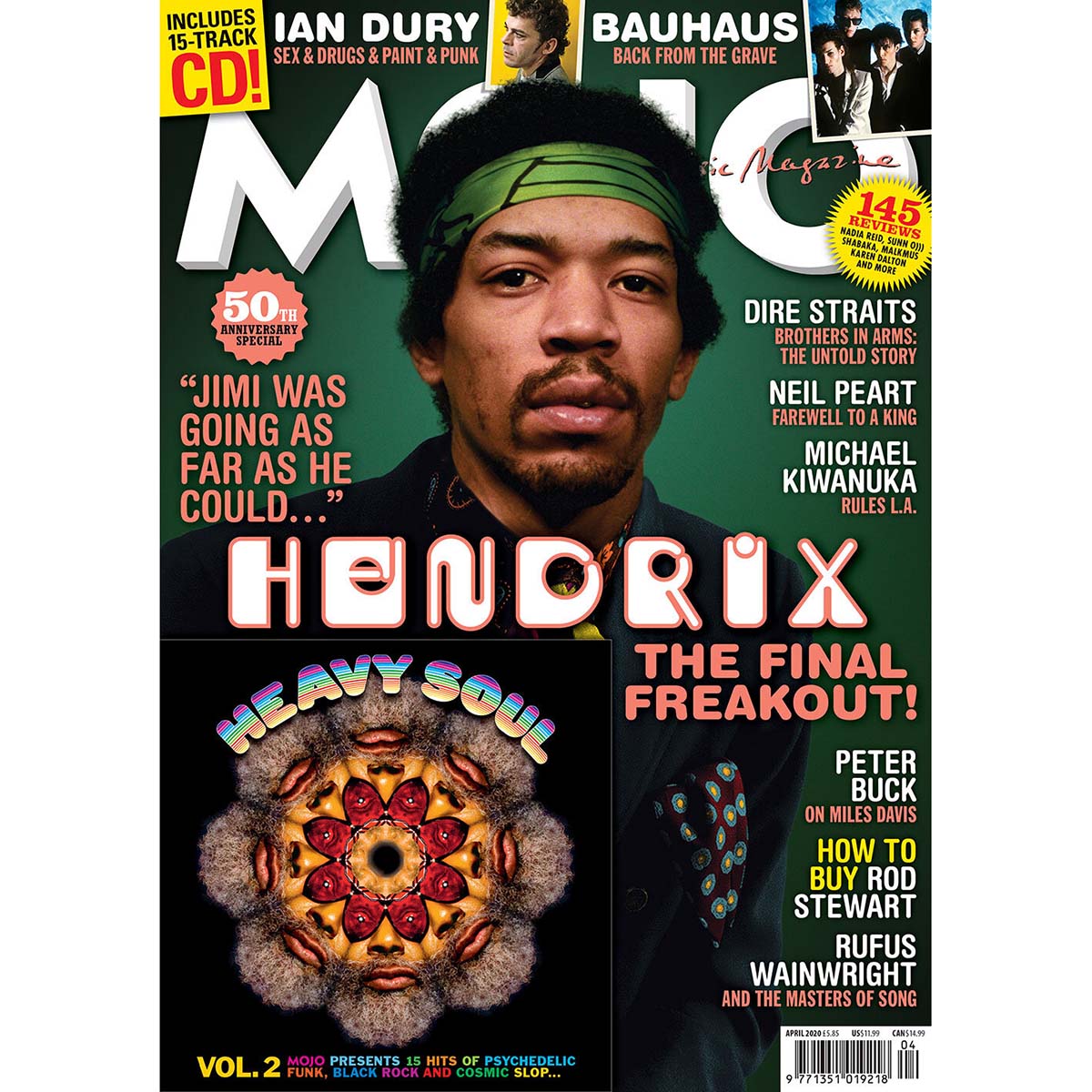 Mojo Magazine Issue 317 (April 2020) - Jimi Hendrix