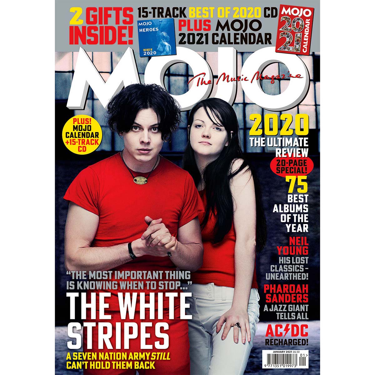Mojo Magazine Issue 326 (January 2021) White Stripes