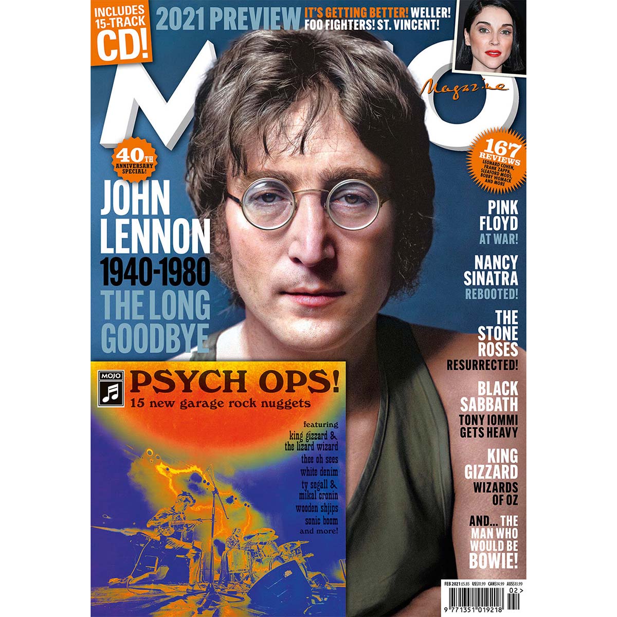 Mojo Magazine Issue 327 (February 2021) John Lennon