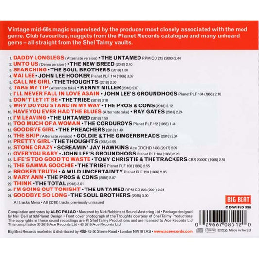 Various - Planet Mod: Brit Soul R&B & Freakbeat From The Shel Talmy Vaults (CD)