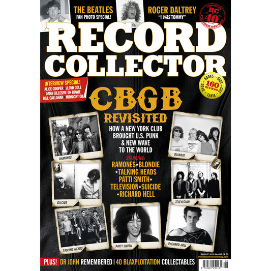 Record Collector Issue 495 (August 2019) CBGB Revisited