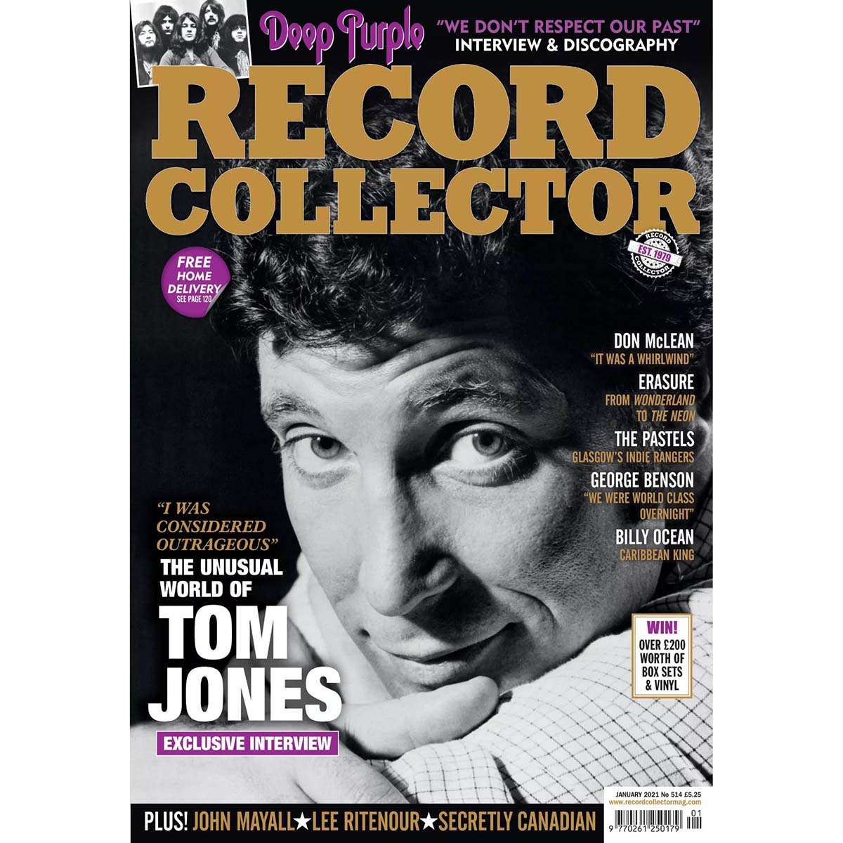 Record Collector Issue 514 (January 2021) - Tom Jones