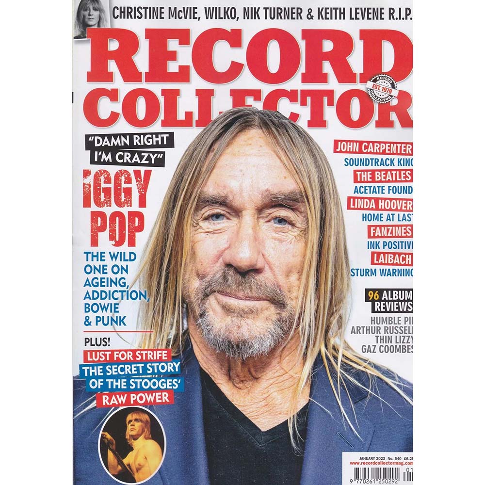 Record Collector Issue 540 (January 2023) Iggy Pop