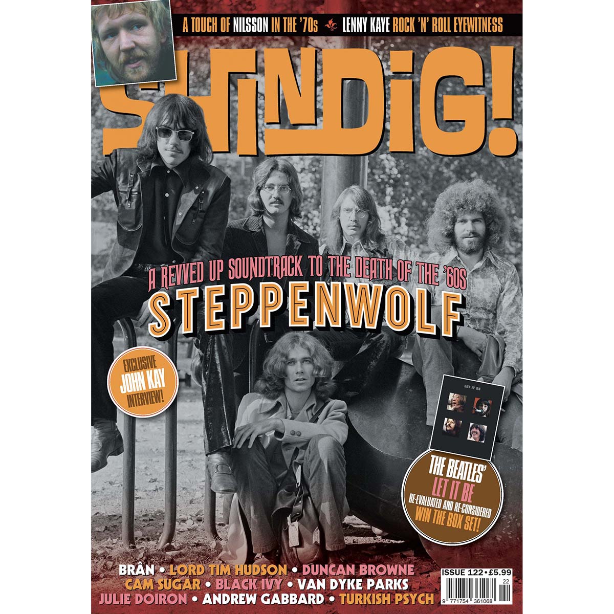 Shindig! Magazine Issue 122 (December 2021) Steppenwolf