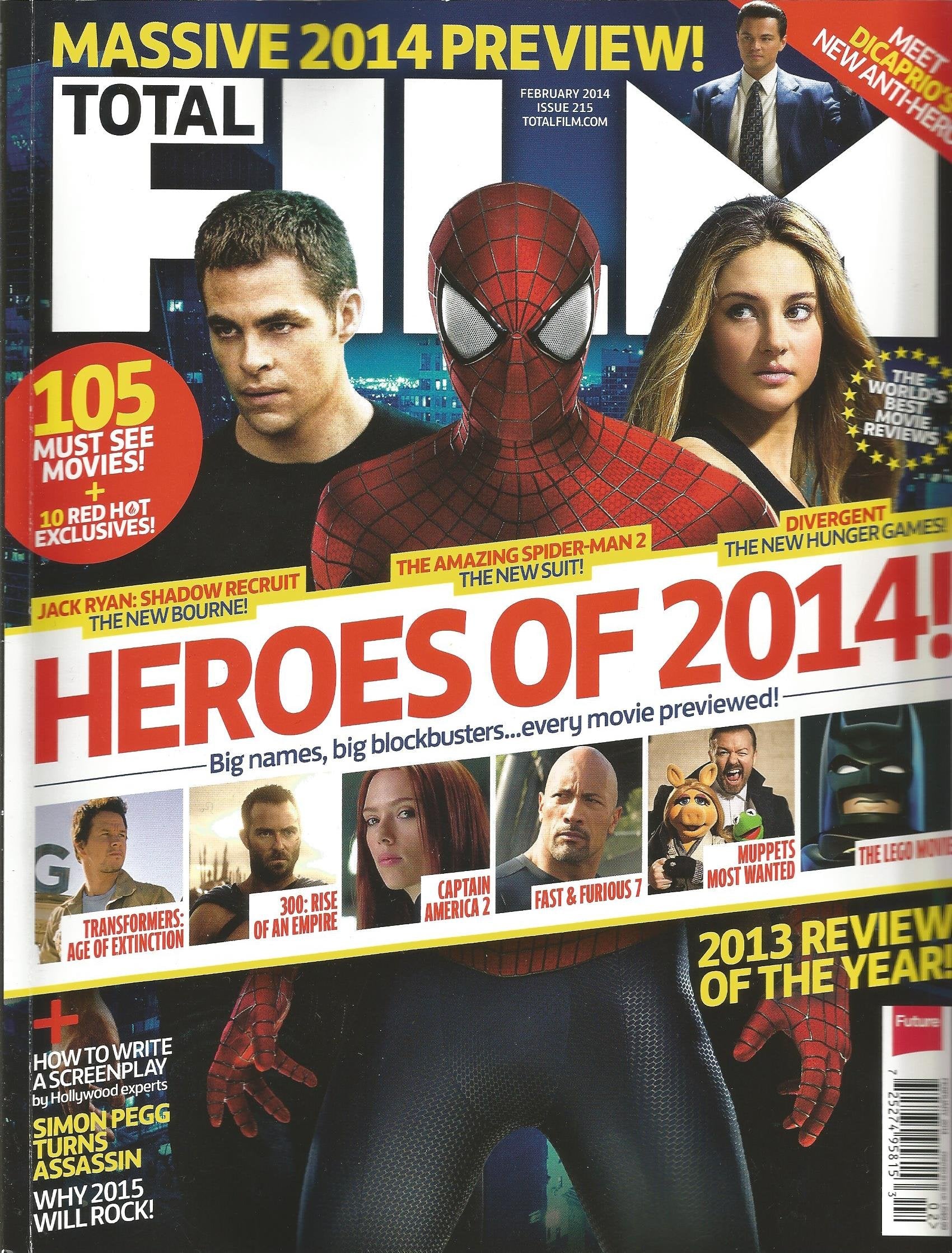 Total Film Issue 215 (February 2014) Heroes of 2014!