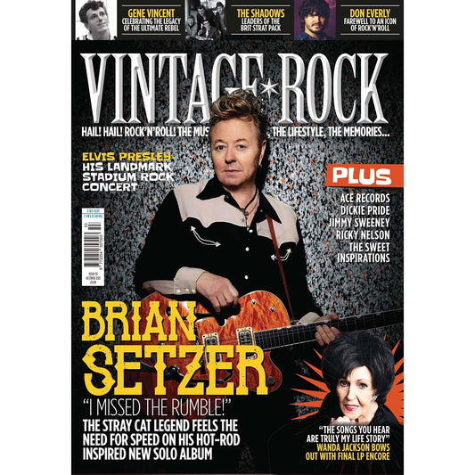 Vintage Rock Issue 53 (Oct/Nov 2021) Brian Setzer