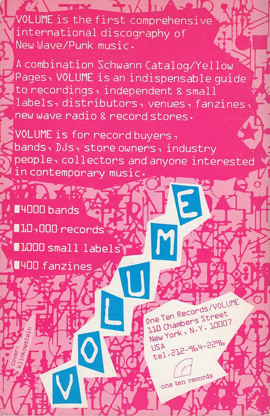 Volume: International Discography of the New Wave (B. George / Martha DeFoe)
